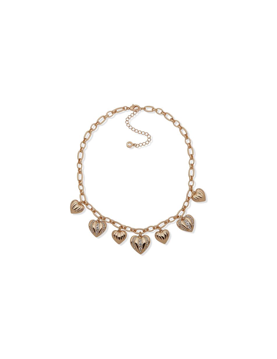 Collier Anne Klein Heart Charm Frontal   | OAF-8978640